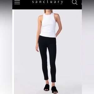 Faux Sueded Black Leggings from Sanctuary. Never worn, but no tags.